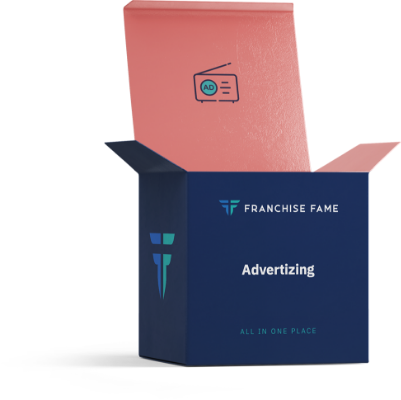Advertising box icon