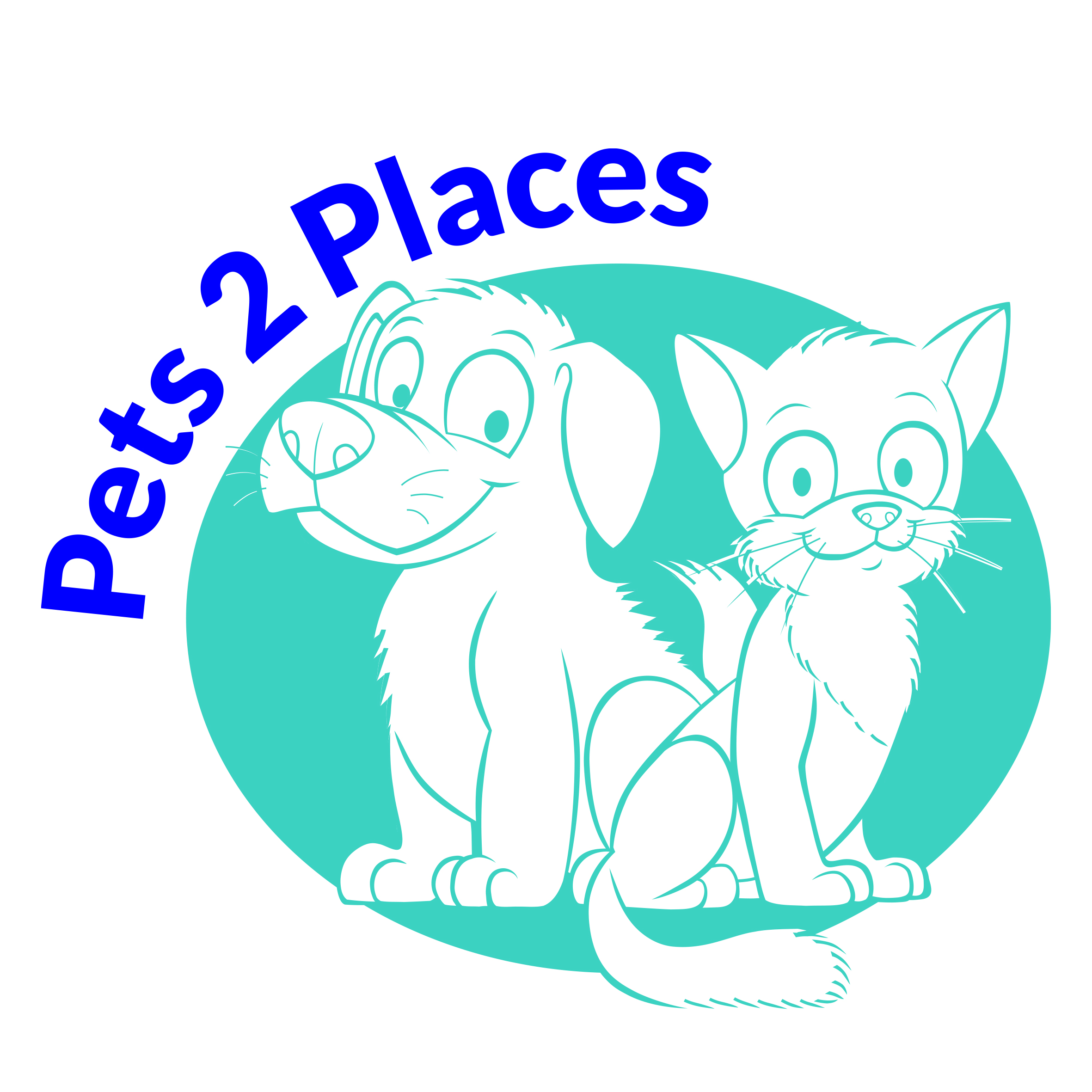 Pets 2 Places logo